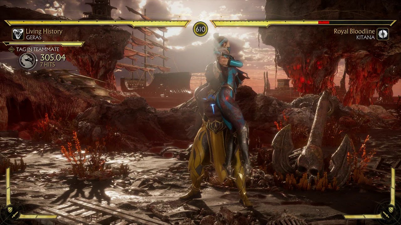 MK11 Geras & Sub Zero (TAG TEAM COMBO) YouTube