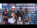 Blake Baggett Receives the 250 Championship, Gets Interrupted by Mascot