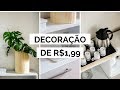 DECORANDO A COZINHA com objetos de 1,99