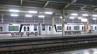 [甲種輸送]東武70090形が深夜の浜松駅を通過