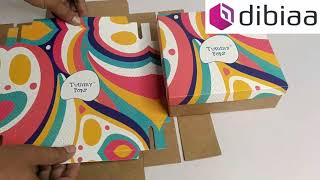 Collapsible Paper Box- Save Storage Space