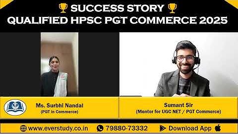 🏆 Interview with Surbhi | Qualified HPSC PGT Commerce 2025 | Strategy, Tips & Interview Experience