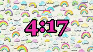 10 Minute SPRING Clouds & Rainbow Timer ☁️🌈✨ | Cozy Classroom Countdown!