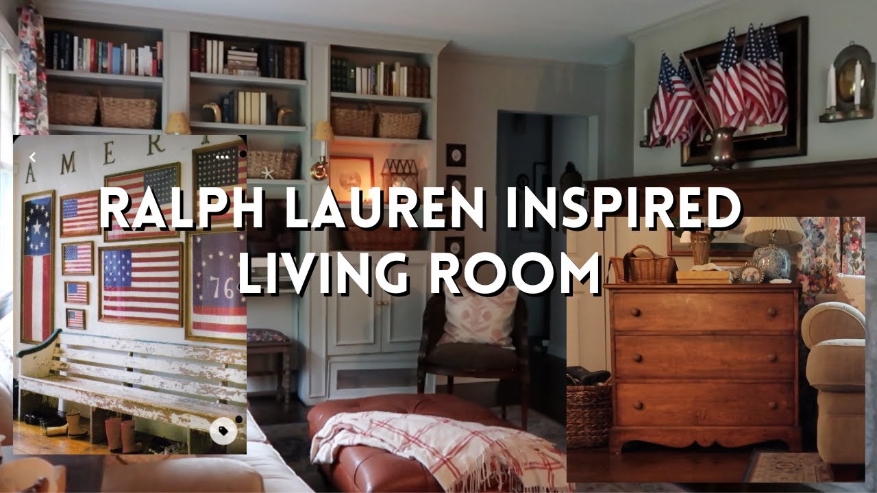 Summer Living Room | New Decor Ralph Lauren Inspired - YouTube