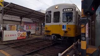 琴電1200形　1203F　高松築港行き　栗林公園駅発車