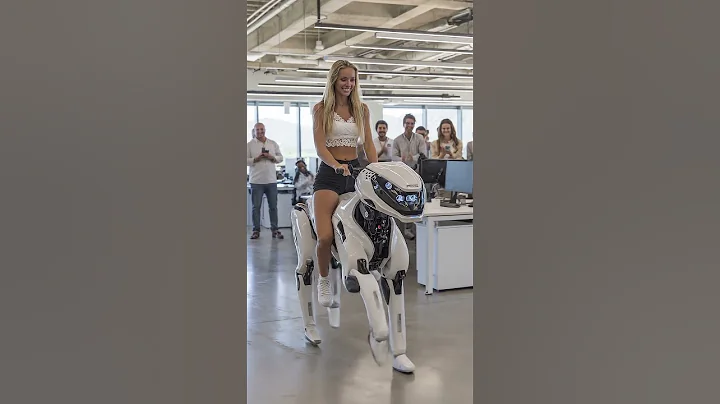 2025 Robot Expo Quadruped Robot Driving Test. #robot #humanoid #robotics #quadrupedrobot
