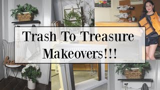 TRASH TO TREASURE MAKEOVERS!!! | THRIFT STORE MAKEOVERS