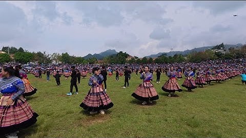 600 Em Học Sinh Múa Gậy Sinh Tiền Tại Lễ Hội Đua Ngựa Bắc Hà, Làn 18 Năm 2025 ,