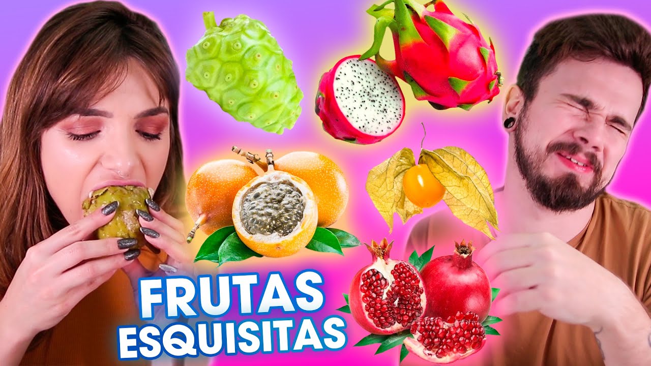 PROVANDO FRUTAS ESQUISITAS que NUNCA COMEMOS!