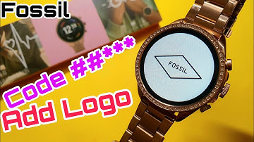 How To Add Fossil Gen 8 Logo | Logo code for Fossil gen 8 | Code for Fossil logo | Logo Code Fossil