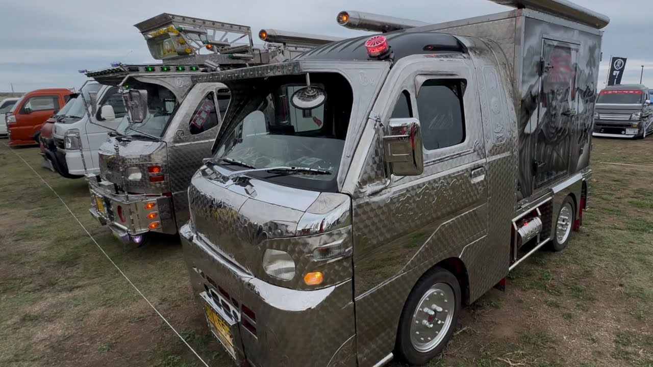 【全国の軽トラ大集合】カスタム軽トラだらけのイベント　　#いえろーちゃんぷ