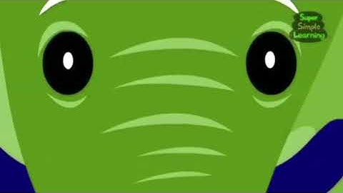 ELEPHANT BREAK THE CLOCK IN COLOR INVERSION EFFECTS||HICKORY -DICKORY DOCK