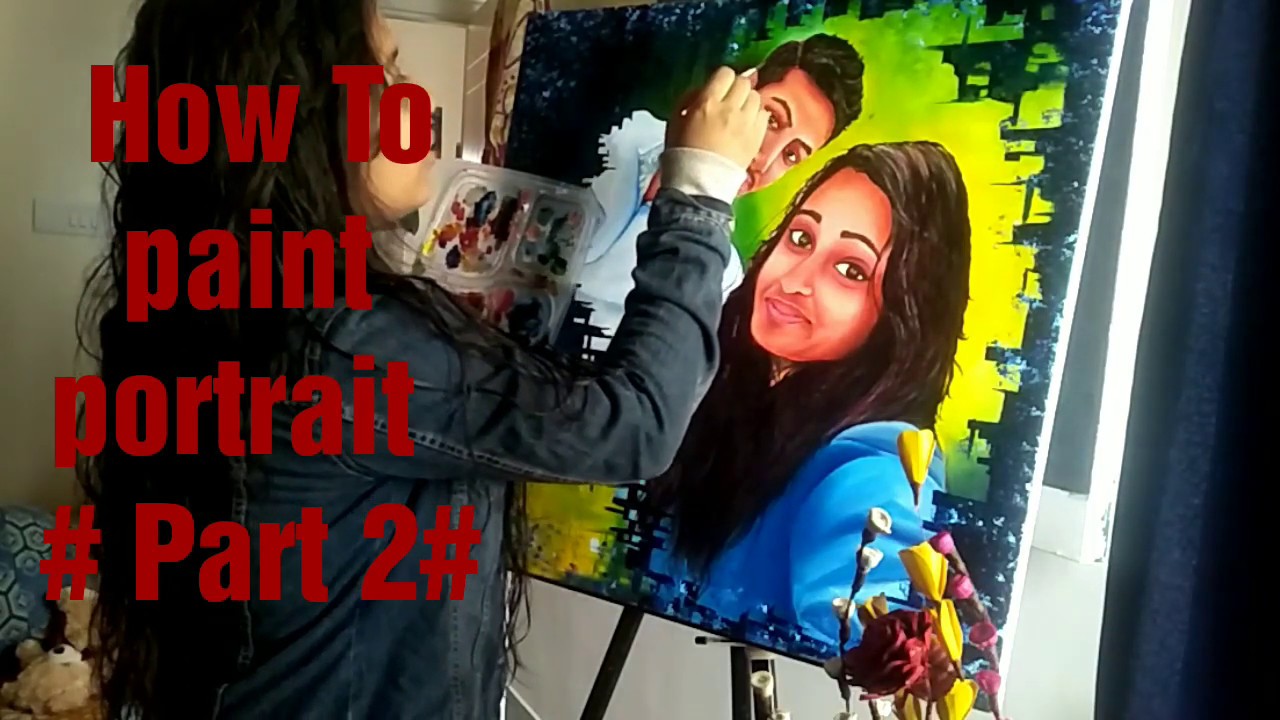 OIL PAINTING TIME-LAPSE || How to paint portrait #Part-2 # /Realistic ...