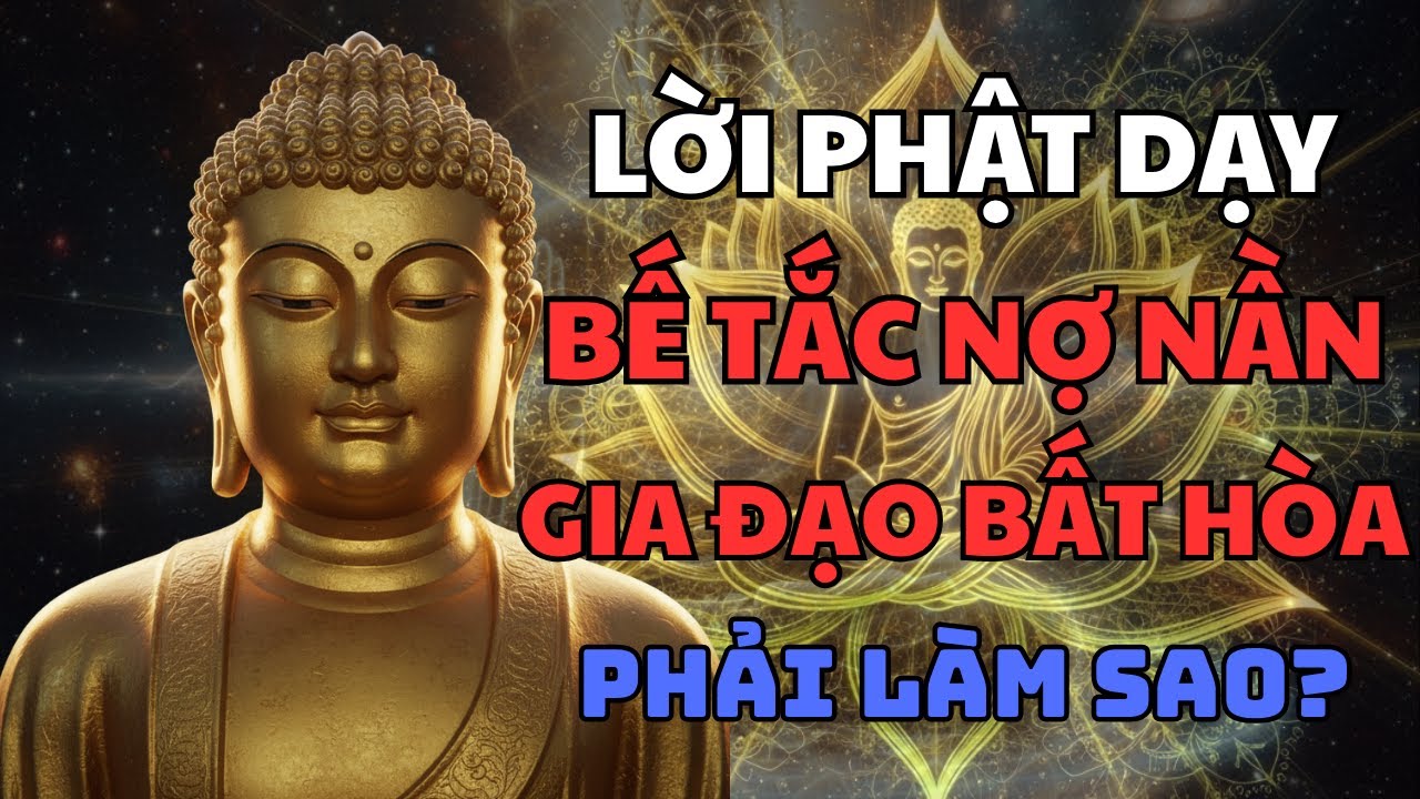 LỜI PHẬT DẠY:  BẾ TẮC NỢ NẦN, GIA ĐẠO BẤT HÒA.  PHẢI LÀM SAO?