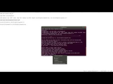 Создание самоподписанного SSL для apache
