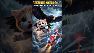 🦅 Giant Eagle Kidnapped Baby Kitten 😱 | Rescue Tiger Sky Mission 🚁🐱 | Emotional Rescue Story