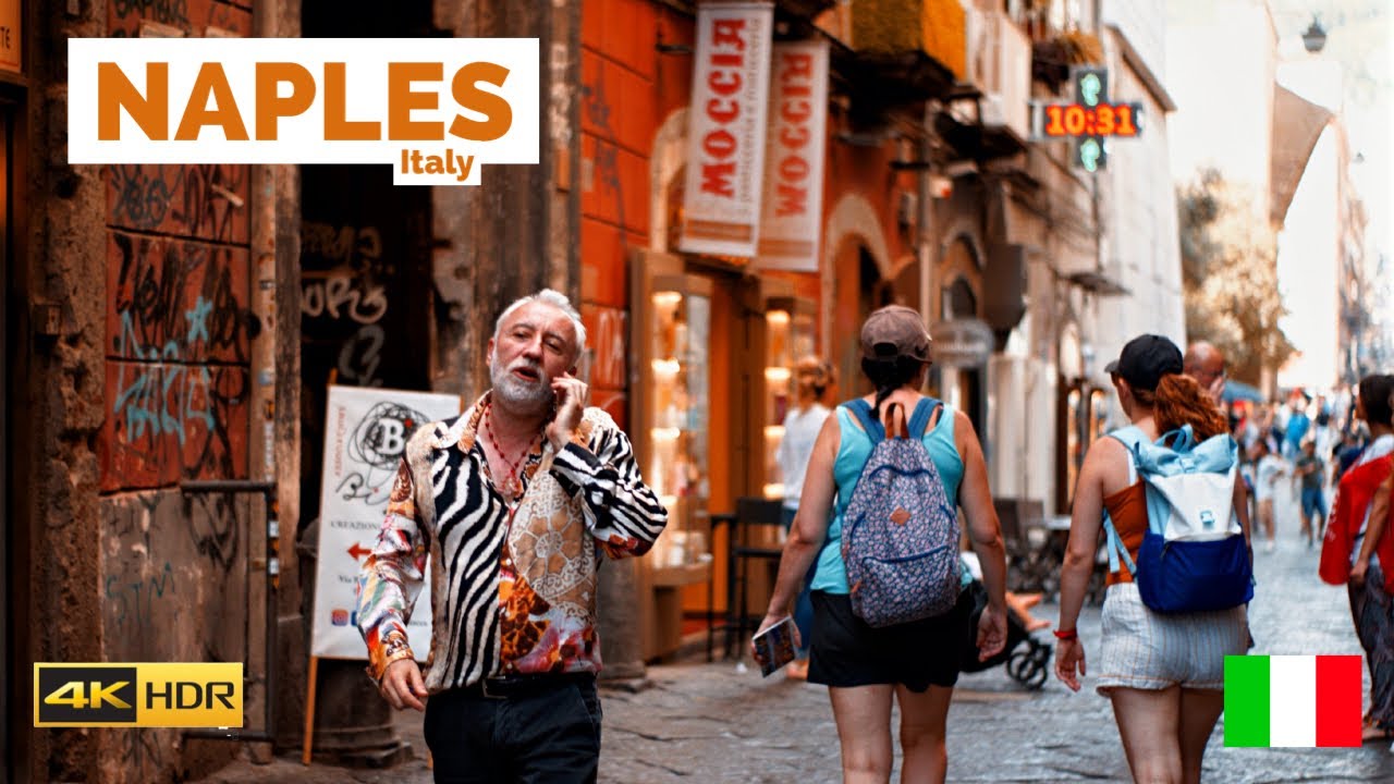 Naples, Italia | Tour a Piedi 4K | 13 nov 2022