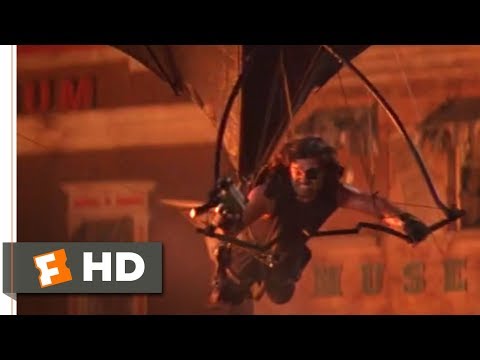 Escape From L.A. (1996) - Hang Glider Assault Scene (8/10) | Movieclips