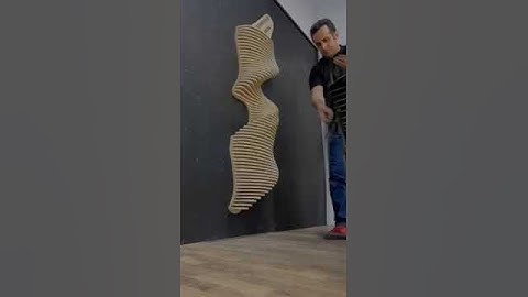 DIY Golden Tornado Design Parametric Wall Art | 3D Wall Panels parametric Wall Art @ZDesignStudioInc