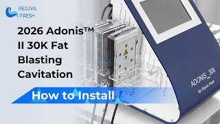 How to Install: 2026 Adonis™ II 30K Fat Blasting Cavitation Machine 6 in 1