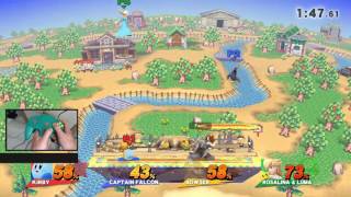 Using the N64 controller on Super Smash Bros for Wii U w/ Hands