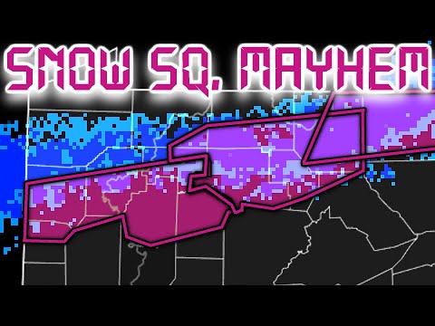SNOW SQUALL MAYHEM - EAS Alerts from January 2025 [EAS 1217-1225]