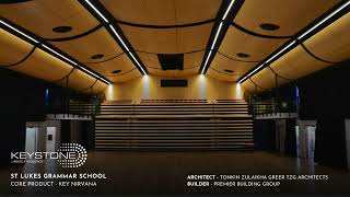 Key Nirvana at St Lukes Grammar School in Dee by Keystone Linings