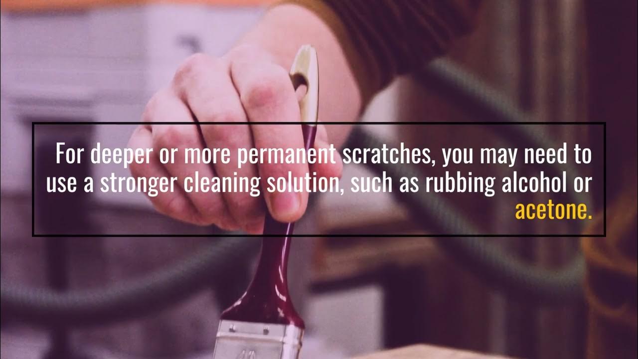 How to Remove Scratches from High Gloss Furniture YouTube
