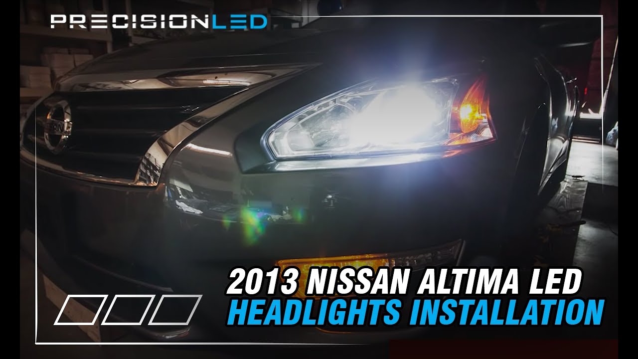 Pair Headlights Headlamp Set for 13-15 Altima 4dr Sedan Left Right 2013-2015 New