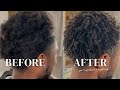 Afro to curls how to properly apply curly hair products