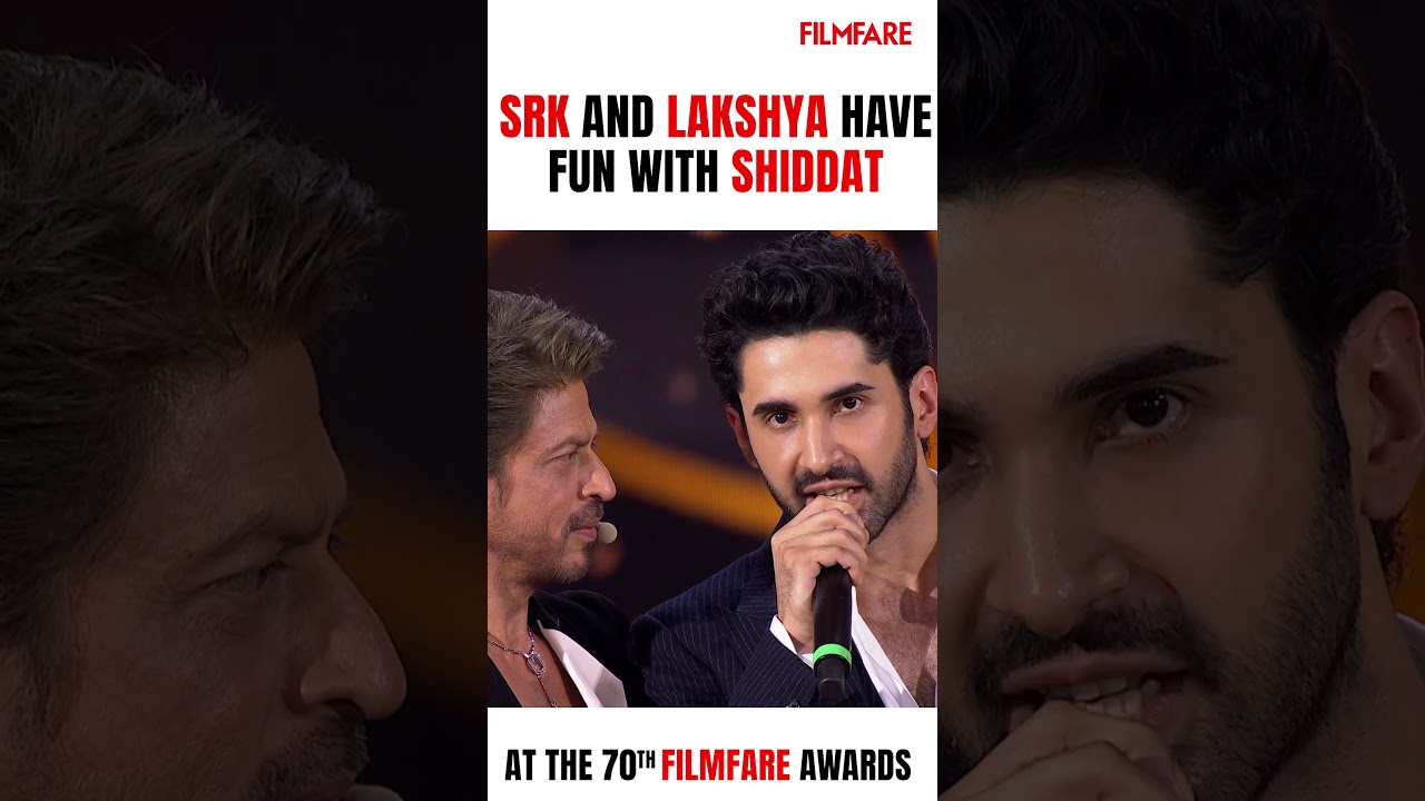 When Shah Rukh Khan and Lakshya recreated the iconic #OmShantiOm moment at the 70th Filmfare Awards