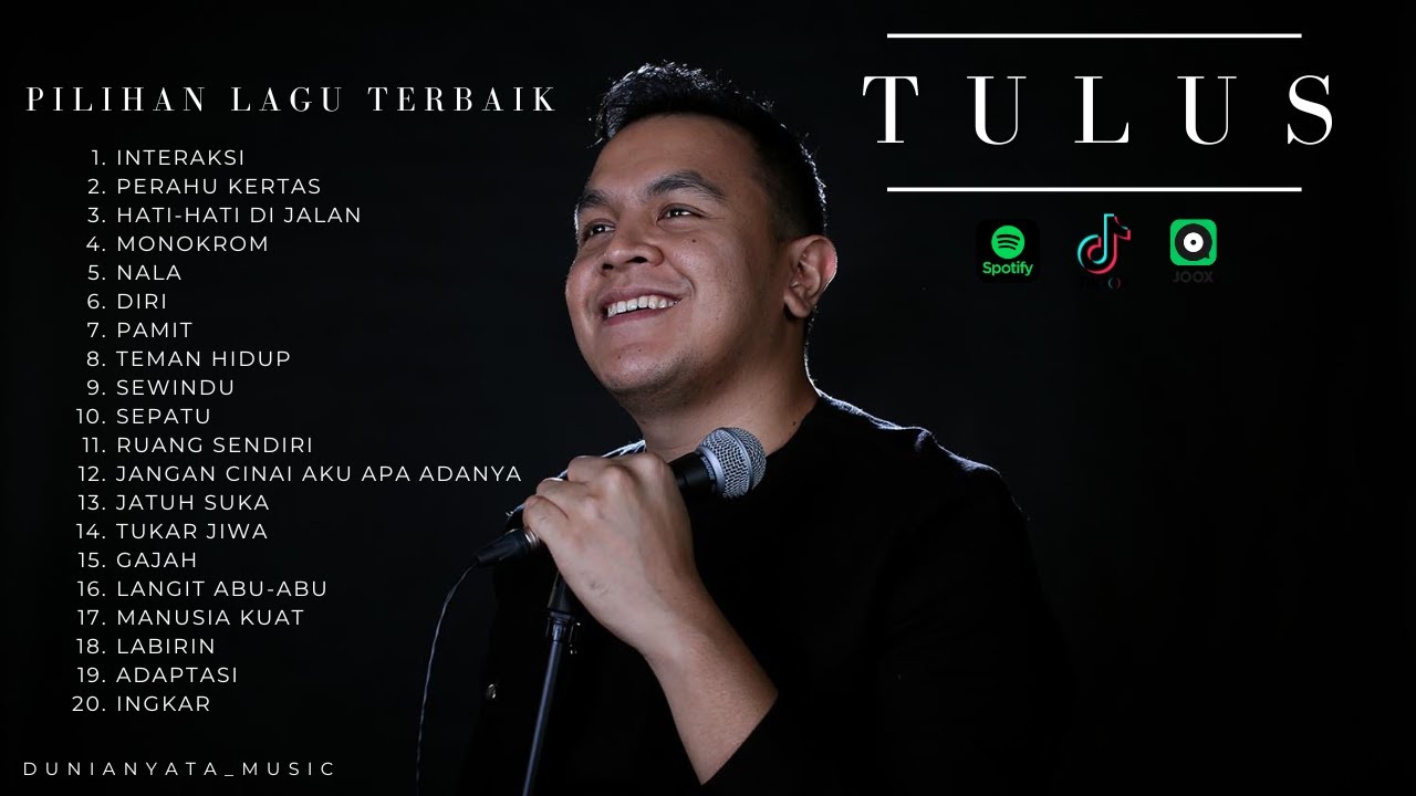 Tulus Full Album Terbaik 2025 ~ Album Lagu Tulus Paling Enak Didengar ~ Lagu Pop Terbaru 2025