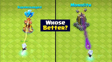 Supercharge Inferno Tower V/s Monolith | Clash of clans