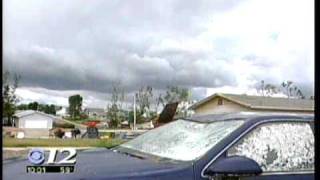 Aftermath of Dickinson Tornado