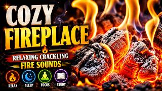 Crackling Fireplace Sounds for Studying, Sleeping & Meditation