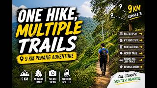 One Hike, Multiple Trails l 9 KM Hike Penang Adventure