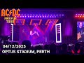 AC/DC HAVE A DRINK ON ME. PERTH 4/12/2025