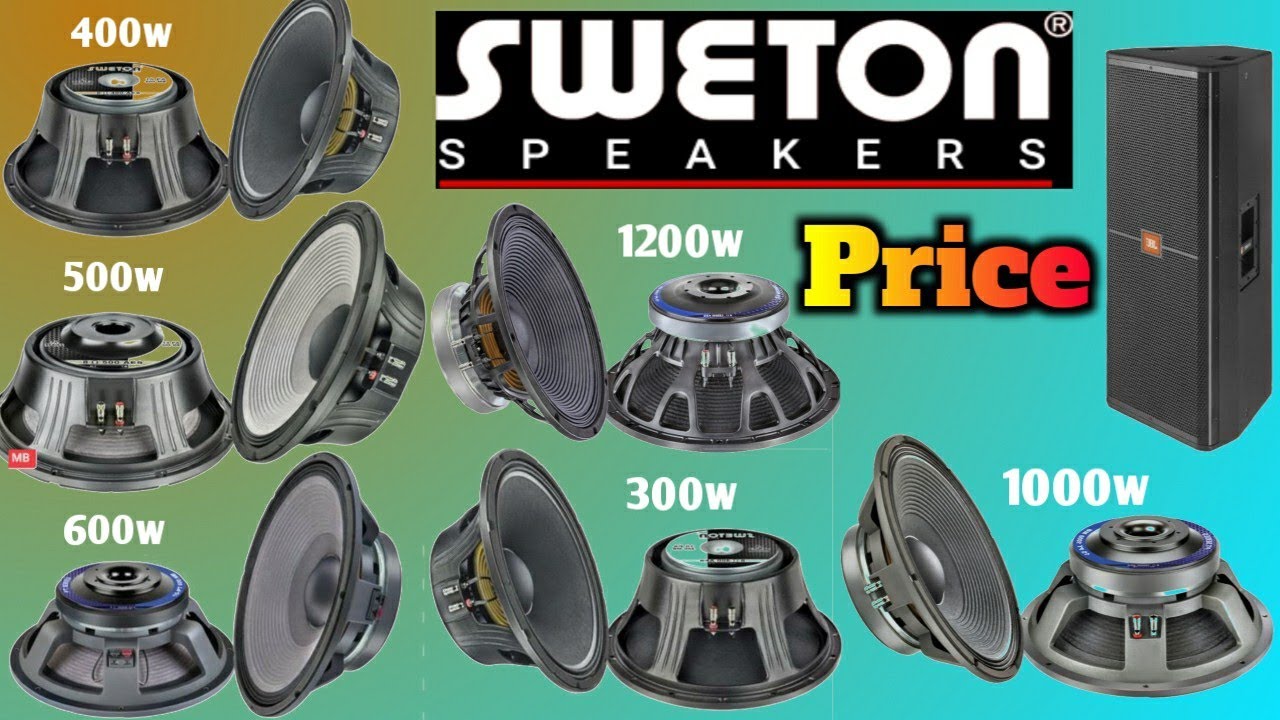 Sweton Bass speakers pricelist // 18 