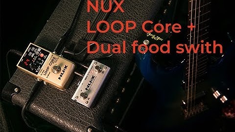 #NUX Loop Core Deluxe Guitar Looper 8 hours Loop Time, Audio,Automatic Tempo Detection  Footswitch