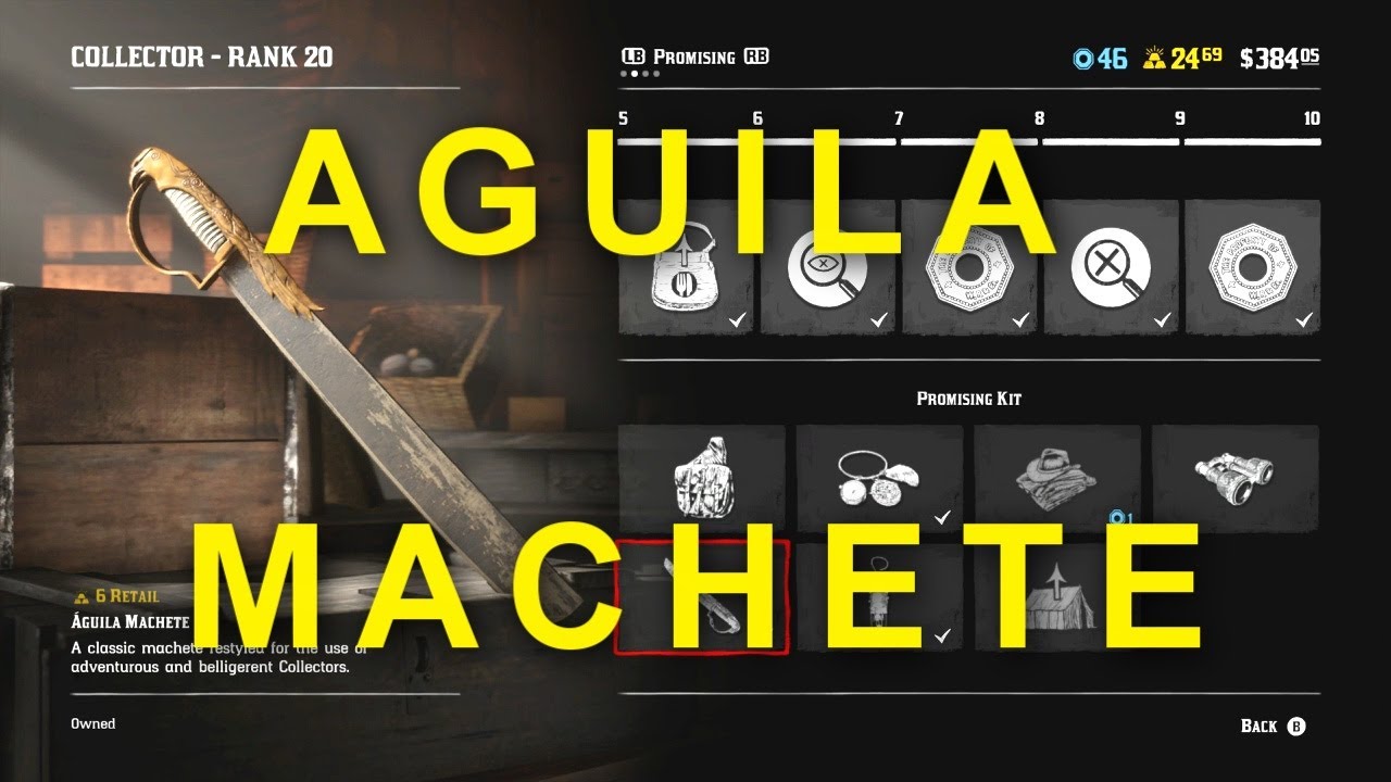 USING THE NEW AGUILA MACHETE!!! RED DEAD REDEMPTION 2 YouTube