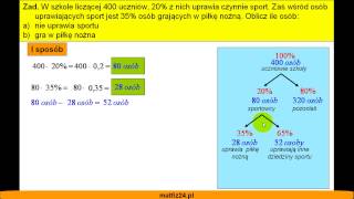 Zadania Na Procent Z Procentu - Matfiz24.pl Zadania Na Procent Z Procentu - Matfiz24.pl