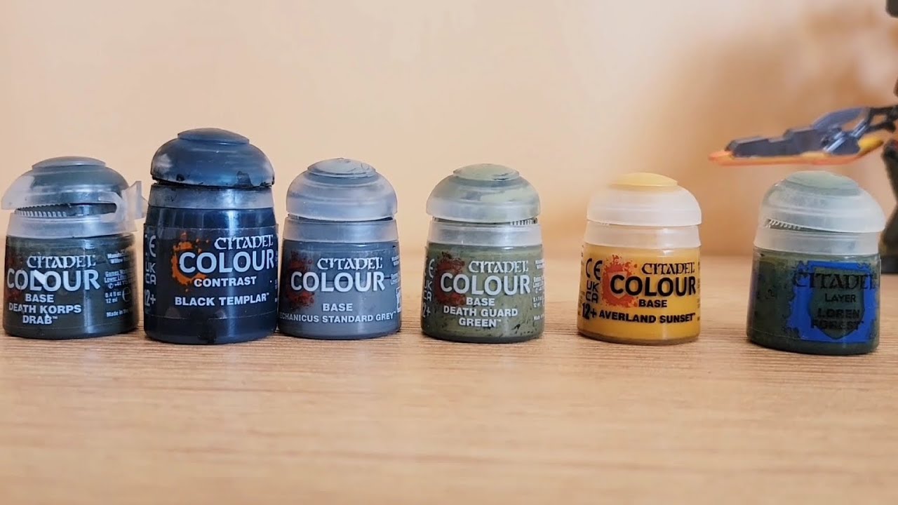 レビュー】シタデルカラーを数種使って美プラを塗ってみた【ヘキサギア