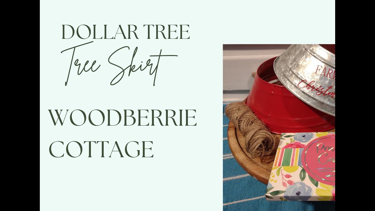 Dollar Tree Tree Skirt 