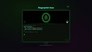 5 HACKER UI Secrets Vol.2 β Fingerprint, Bomb, Matrix Rain | CSS + JS ($5)