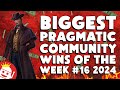  top pragmatic play community wins week 16 2024