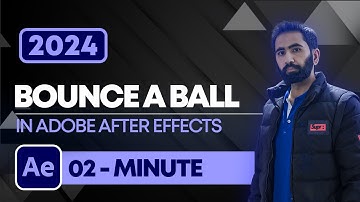 How To Bounce A Ball In After Effects 2024 | Animate Bouncing Ball After Effects 2024