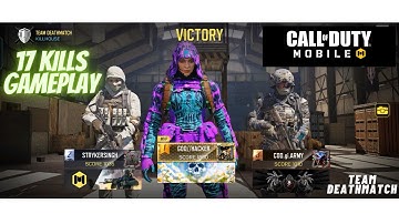 Call of Duty Mobile 17 Kills TEAM DEATHMATCH [KILL HOUSE] Part 1 - Pro Gameplay (Android)