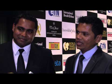 Kiran Sonawane & Shuhan Ahmed, Baros Maldives, at World Travel Awards Grand Final 2012