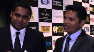 Kiran Sonawane & Shuhan Ahmed, Baros Maldives, at World Travel Awards Grand Final 2012