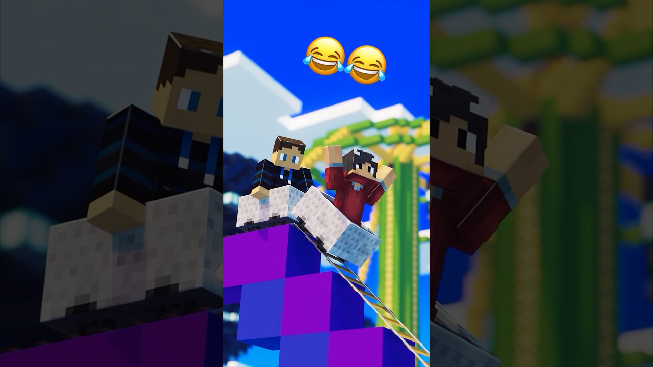 Shadys og Judex Elsker Rollercoasters i Minecraft!😂